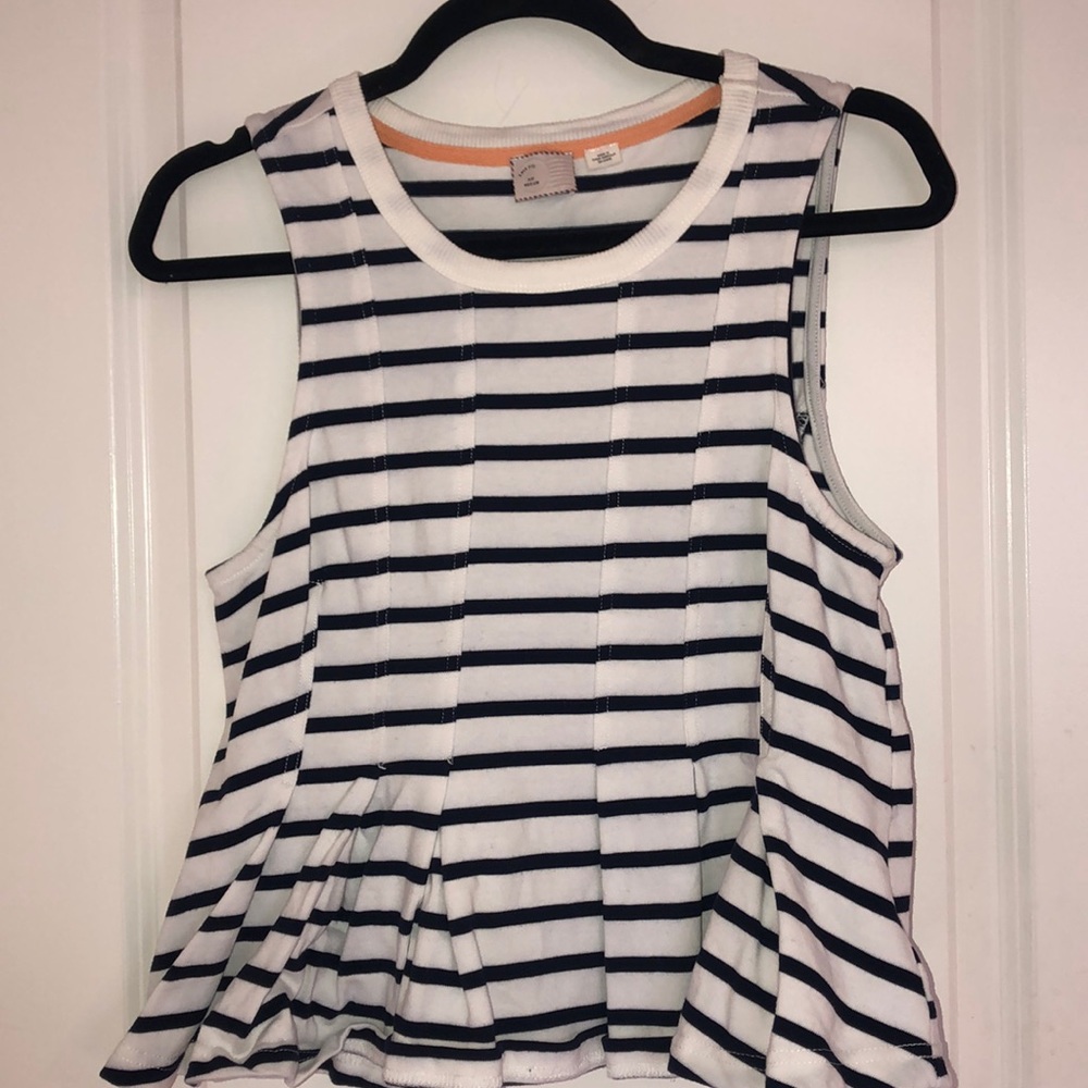 Anthropologie peplum top